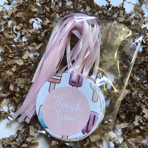 Thank You Favor Tags, Party Favor Tags, Theme Party Favor Tags, Thank You Tags